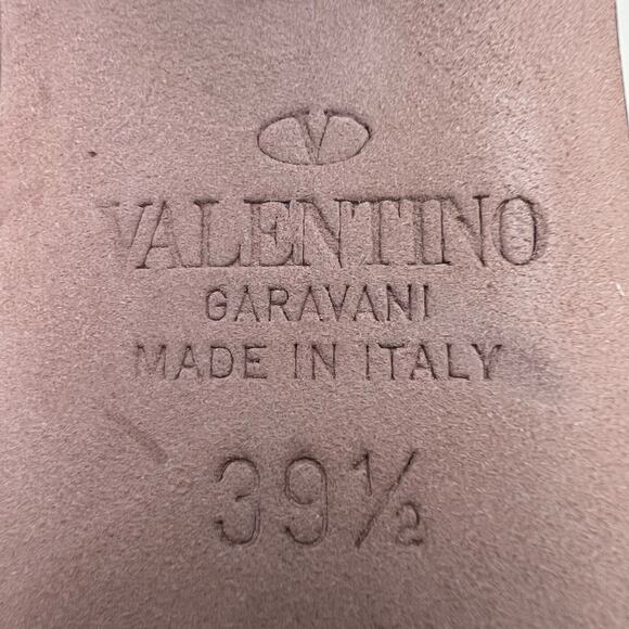 VALENTINO GARAVANI Tan-Go Platform Patent Leather Pump EU 39.5 US 9.5 High Heels - Picture 11 of 15